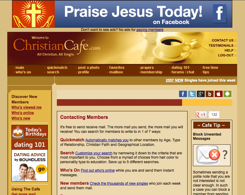 Christian Cafe Review 2013 :: Christian Singles Tell It Like It Is