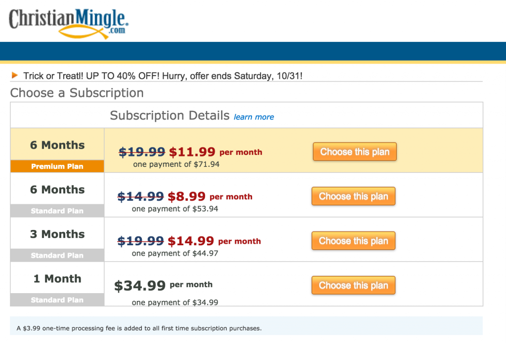 Christian Mingle Review Price